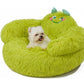 Green Monster Anti-Anxiety Plush Bed for Small Pets