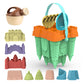 14Pcs Beach Toys Sand Castle Toys For Beach Sand Bucket And Shovels Set