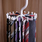 2Pcs 360-Degree Rotatable Hook Hanger Organizers Hanging Neck Tie Racks