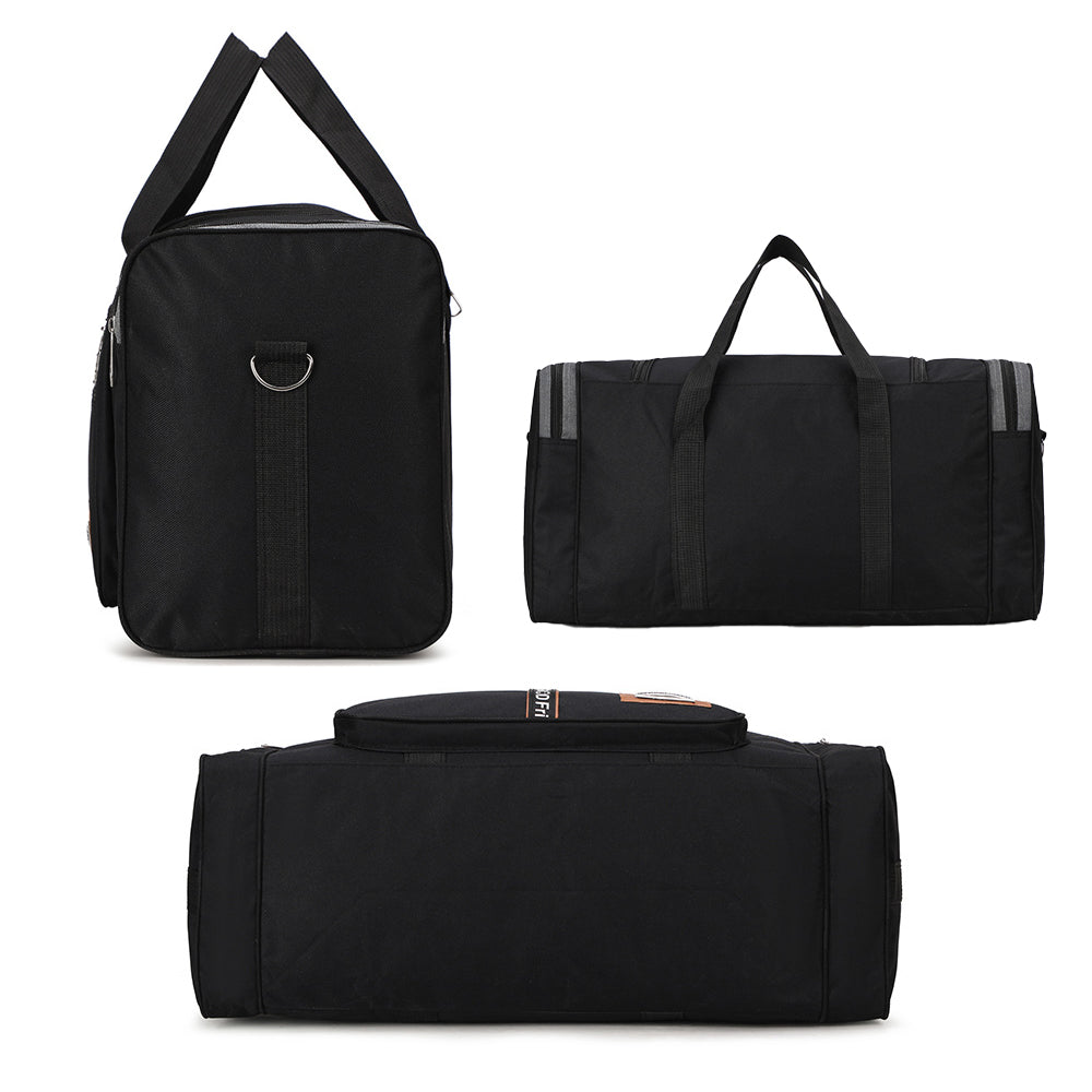 Sports Travel Duffel Bag Large Capacity Waterproof Shoes Compartment