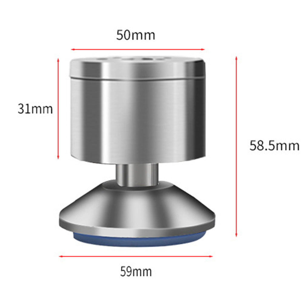 4 PCS Metal Furniture Legs Adjustable Stainless Steel Cabinet Feet for Bed Sofa Table