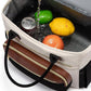 Insulated Lunch Bag Double Layer Leakproof Cooler Tote for Work