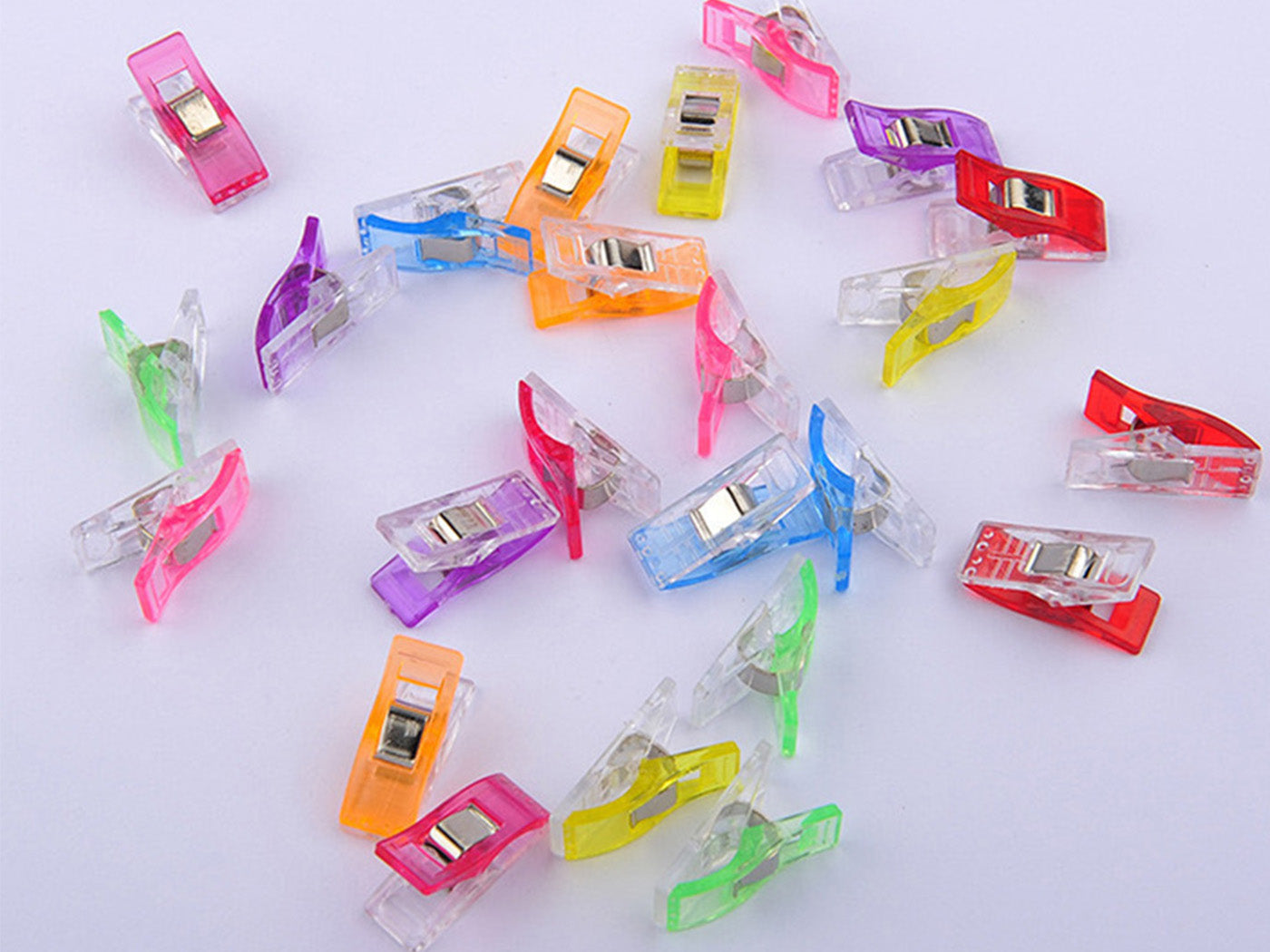 50Pcs Sewing Clips Quilting Clips Fabric Clips Assorted Colors Sewing Clips