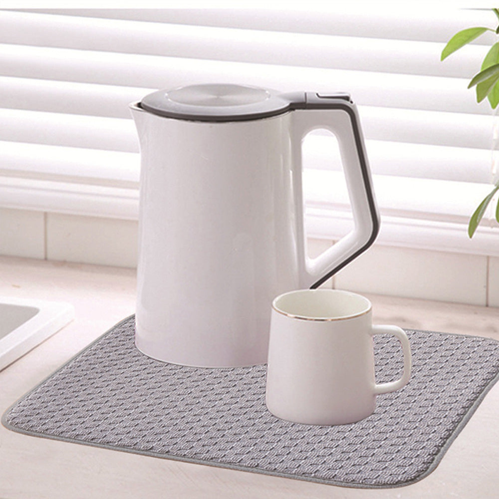 Microfiber kitchen Dish Drying Mat Absorbent Bowl Cup Drainer Kitchen Counter