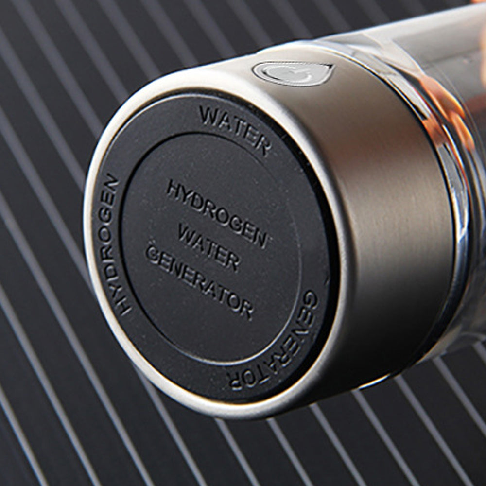 380ml Portable Rechargeable Hydrogen-Rich Alkaline Water Bottle