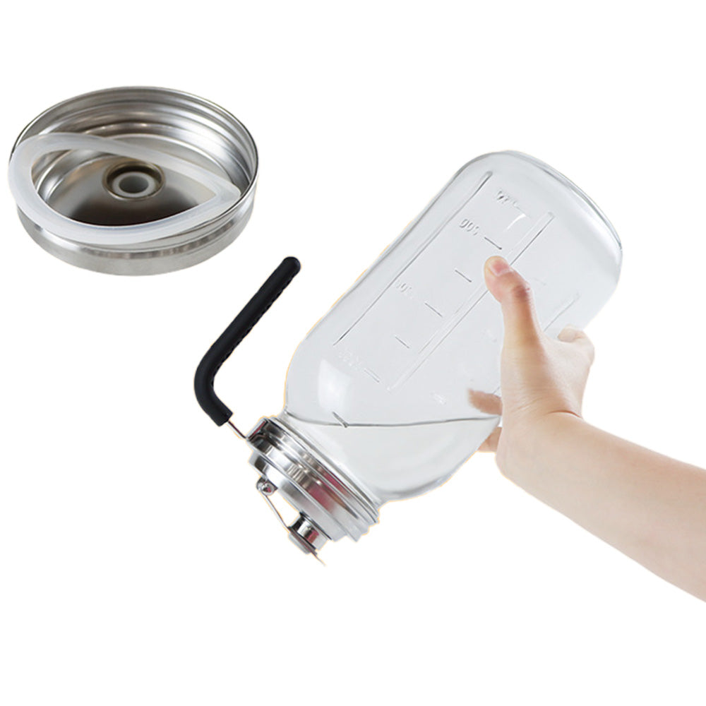 Stainless Steel Mason Jar Lid Handle Pour Spout Replacement Cap
