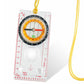 Professional Map Scale Compass Multifunctional Map Ruler Outdoor Navigation