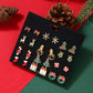 12 Pairs Christmas Earrings Set Festive Stud Earrings