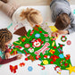 Felt Christmas Tree Set DIY Felt 41 Ornaments and LED String Lights