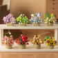 8PCS Flower Building Blocks Set Mini Potted Plants and Succulents Toys