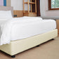 Elastic Box Spring Cover Stretchy Wrap Around 4 Sides Bed Skirt for Hotel Home