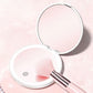 Mini Mirror With Lights Magnification LED Compact Mirror Travel Mirror For Pocket