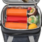Double-Layer Insulated Portable Lunch Bag Cooler Food Container
