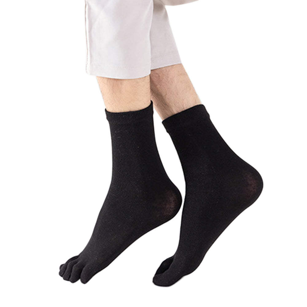 5 Pack Mens Breathable Five Toe Socks