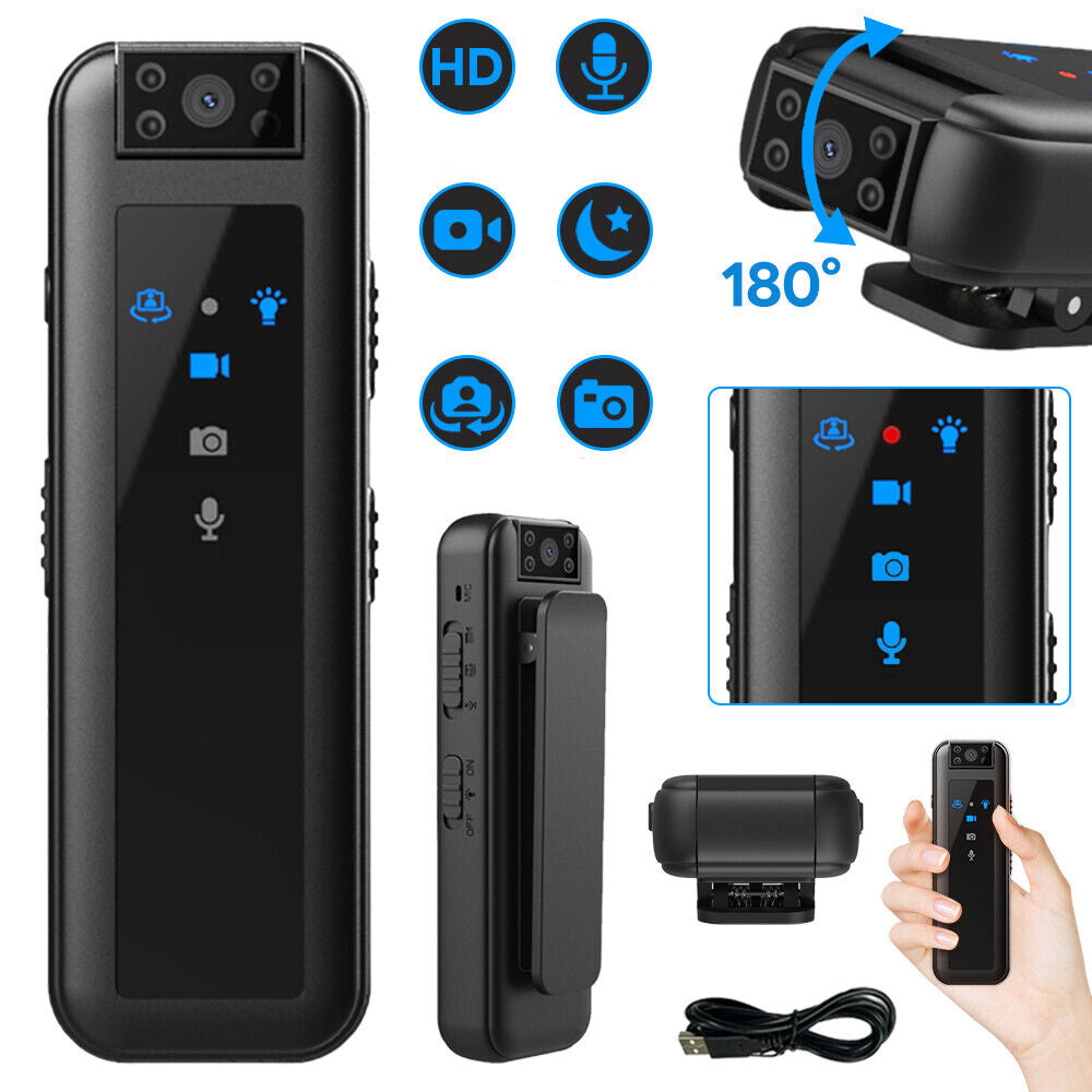 1080P Portable Pocket Video Audio Recorder Night Vision Cam
