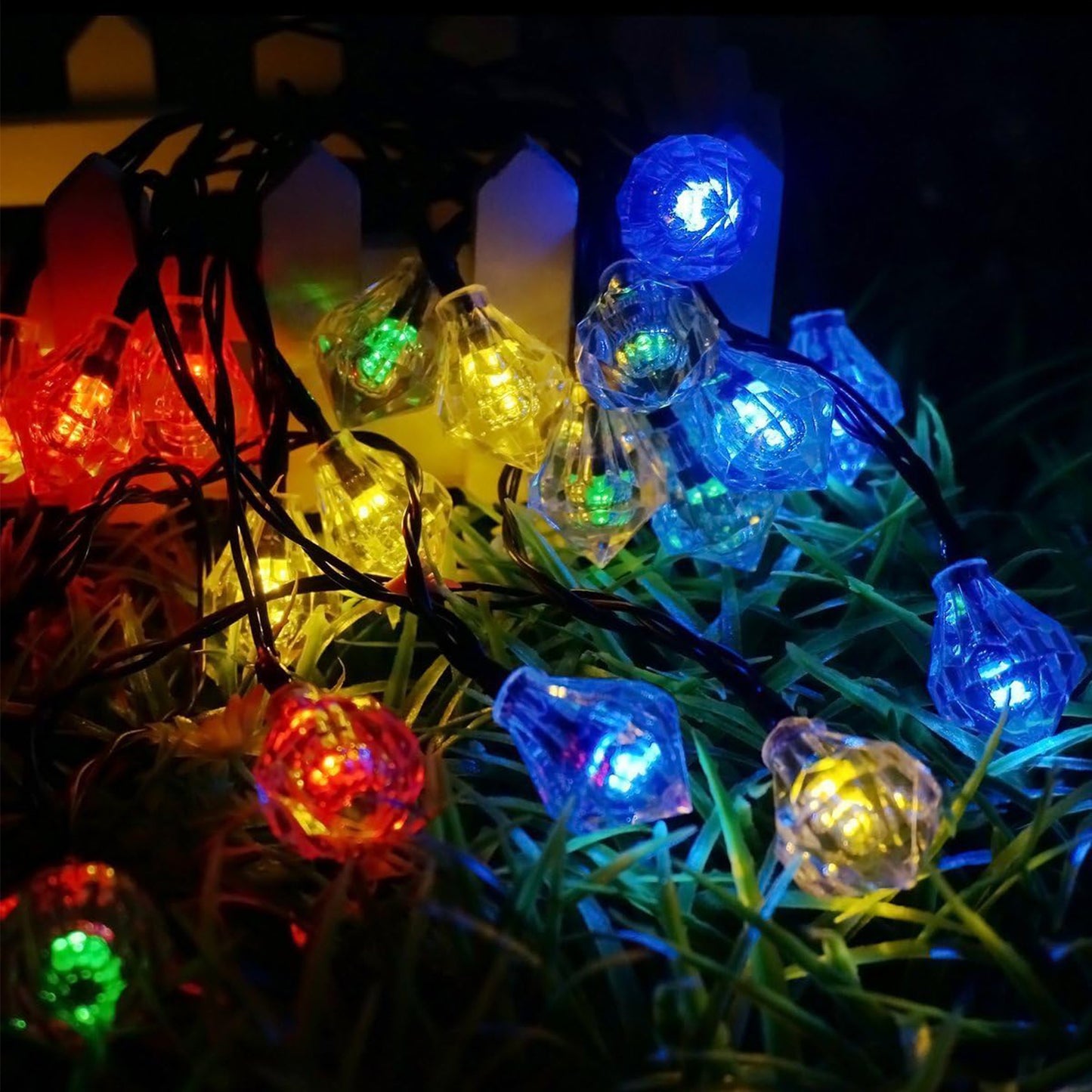 20 LED Diamond Solar Light Waterproof String light