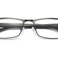 Rectangular Blue Light Blocking Reading Glasses for Seniors Comfortable Eye Protection
