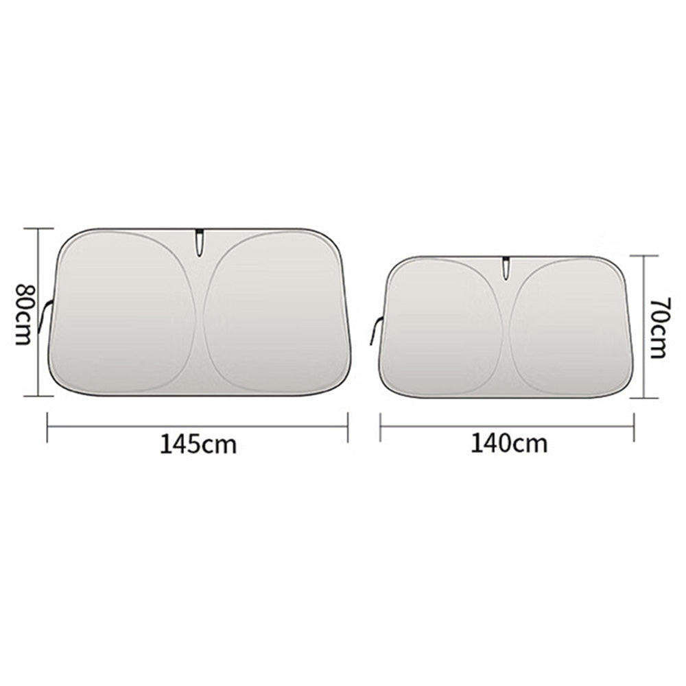 Universal Car Windshield Sun Shade Foldable Reflective Sun Shade Car Window Shades