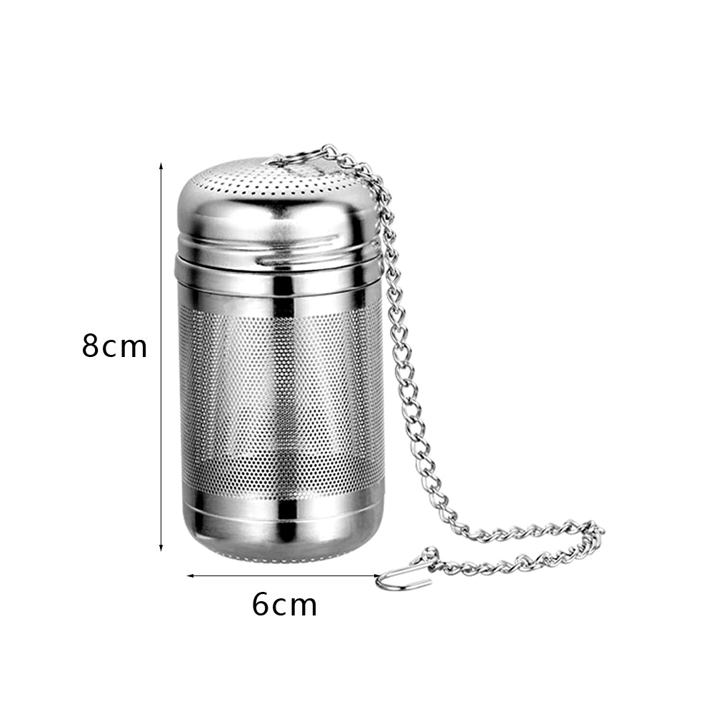 Strainer Tea Infuser with Chain Hook and Lid