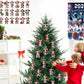 2025 Christmas Cow Advent Calendar Blind Box 24 Days Ornaments Set for Tree