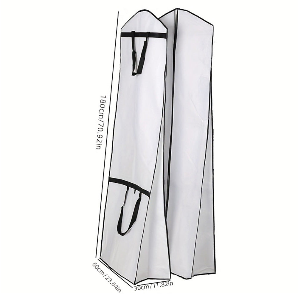 Portable Wedding Dress Garment Bag for Bridal Gowns and Cheongsam