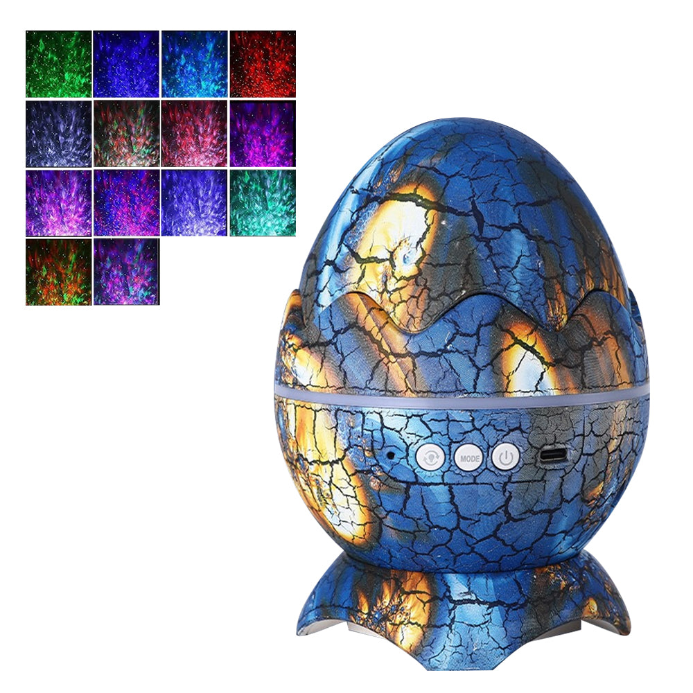 Dinosaur Egg Galaxy Star Projector Starry Light with Wireless Music Player