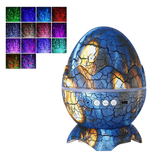 Dinosaur Egg Galaxy Star Projector Starry Light with Wireless Music Player