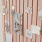Large Arched Felt Bulletin Board with 30 Push Pins for Home Office School