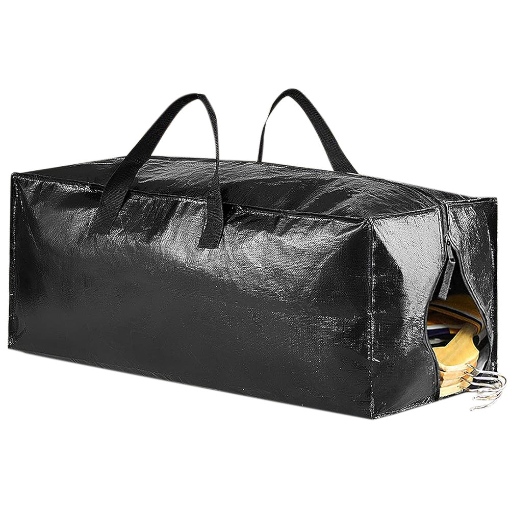 2Pcs Large Foldable Moving Bags with Zipper Handles