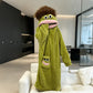 Adults Funny Oversized Fluffy Fleece Hooded Wearable Blanket Warm Hooded Robe Loungewear