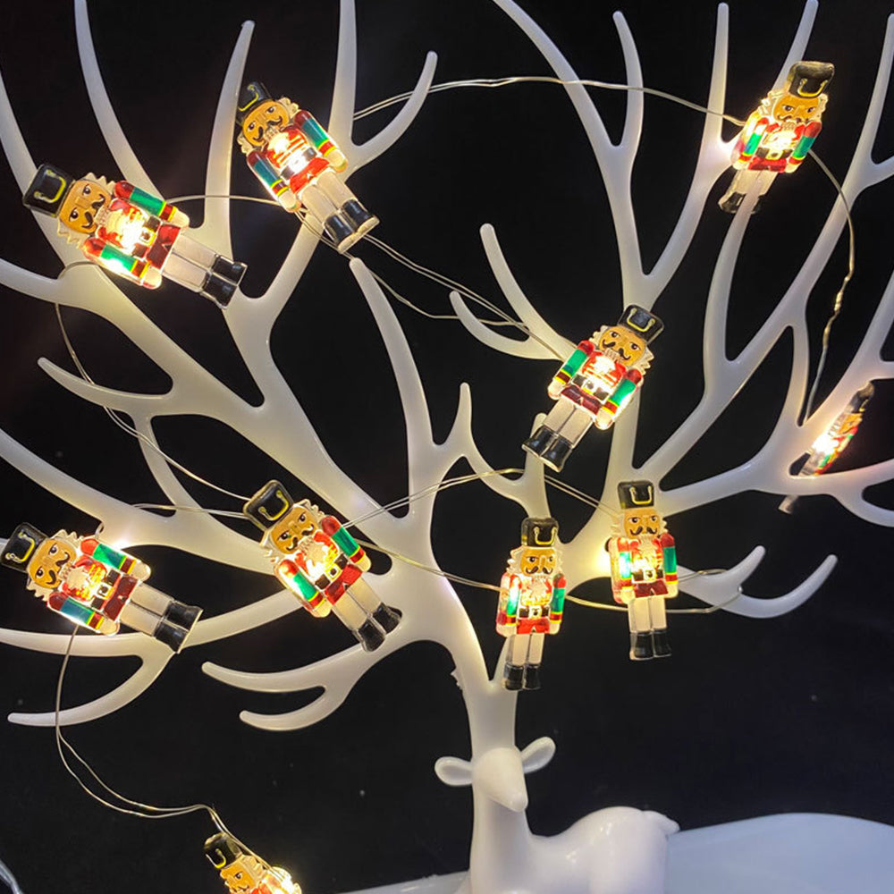 2M 20LEDs Walnut Soldier Copper Wire String Lights
