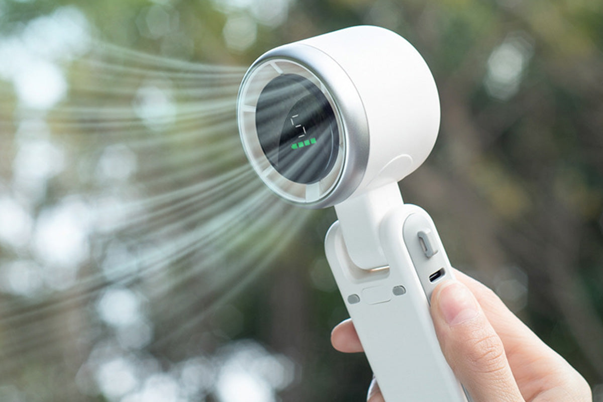 Portable Handheld Turbo Fan with 5 Gear Wind Mini Fan for Travel Beach
