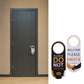 Do Not Disturb Sign Door Knob Hanger Tag-Different Words on Both Sides