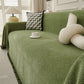 Sofa Throw Rug Cover Large Blanket for Couch Furniture Protector-Green