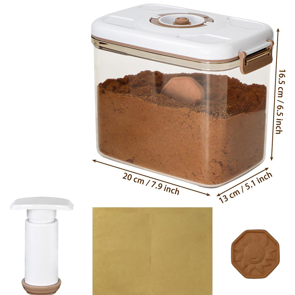 Vacuum Seal Food Storage Container with Lid Strainer Vacuum Pump Airtight Food Storage
