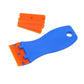 Plastic Razor Blade Scraper with 2Pcs Scraper Tool and 100Pcs Plastic Blades Cleaning