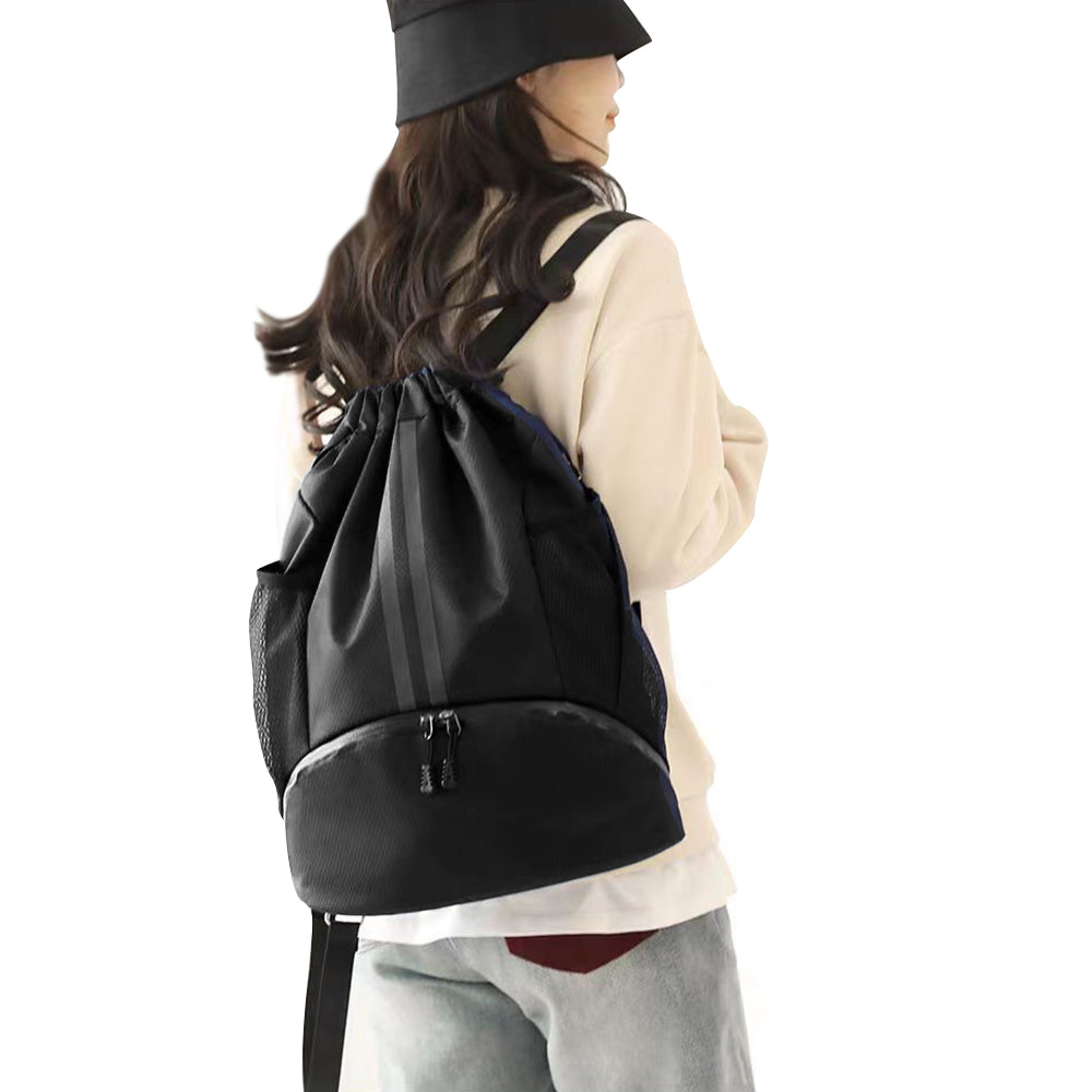 Sports Drawstring Backpack String Tote Gym Bag