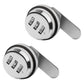 2Pcs 3 Digital Code Combination Cam Lock Furniture Post Box Cabinet Locker