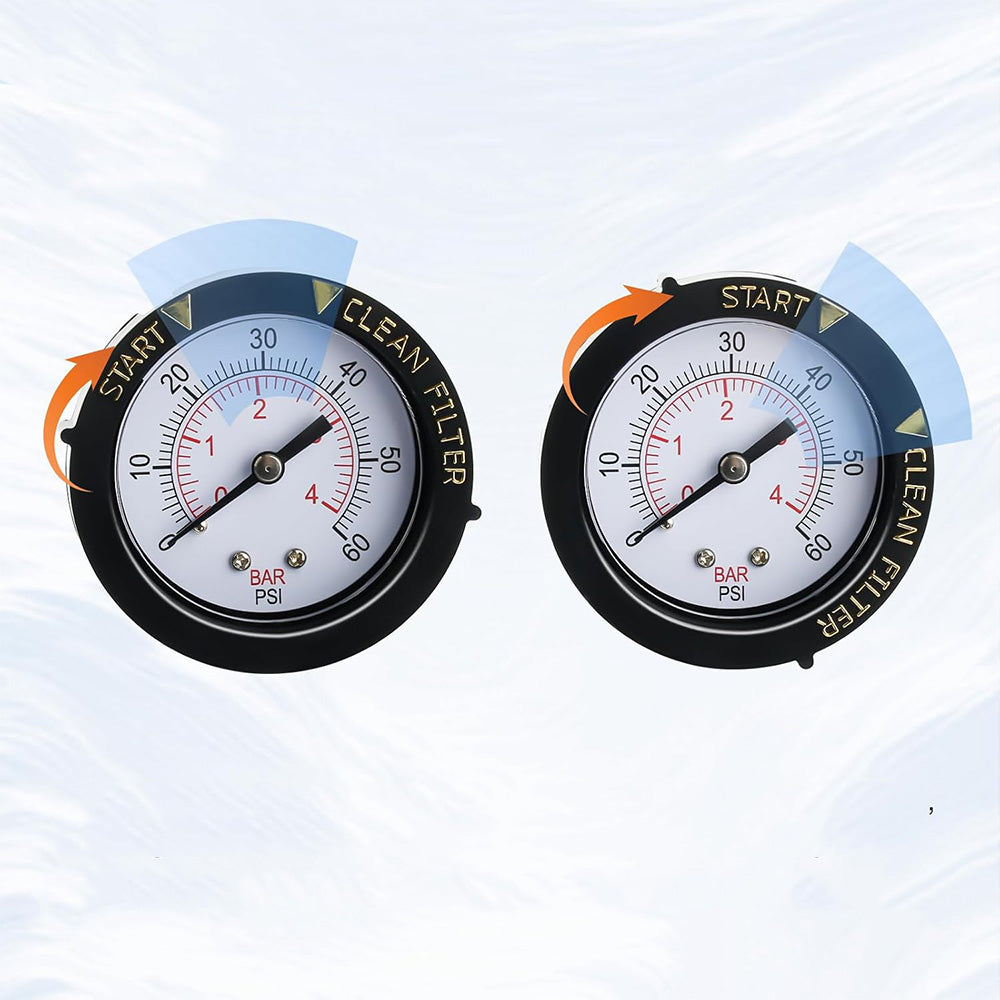 0-60 Psi Pool Filter Pressure Gauge for Swimming Water Pump Spa Aquarium Pressure Test