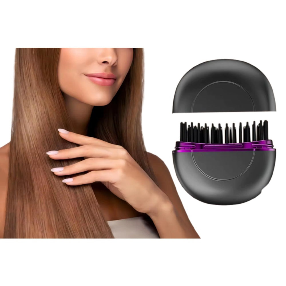 Portable Mini Rechargeable Hair Straightening Comb