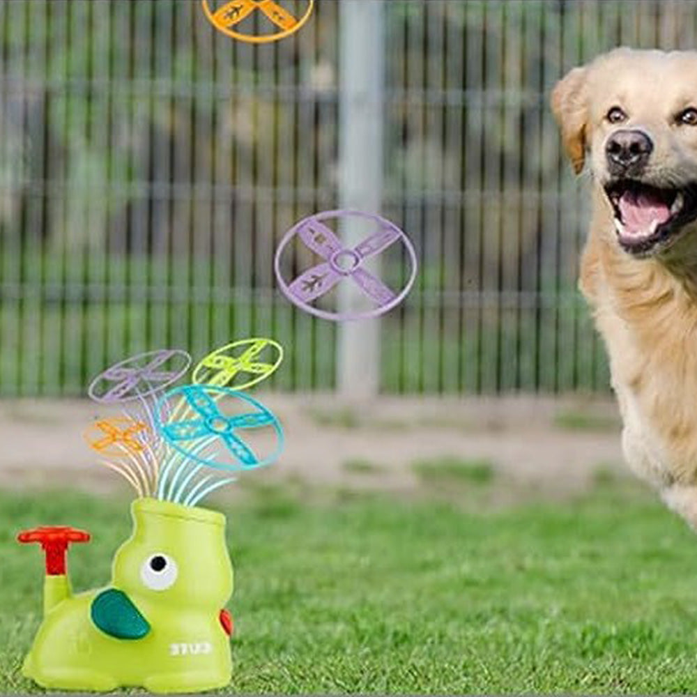 Flying Disc Launcher Toy s Outdoor Summer Toy s Catching Activity Game Toy