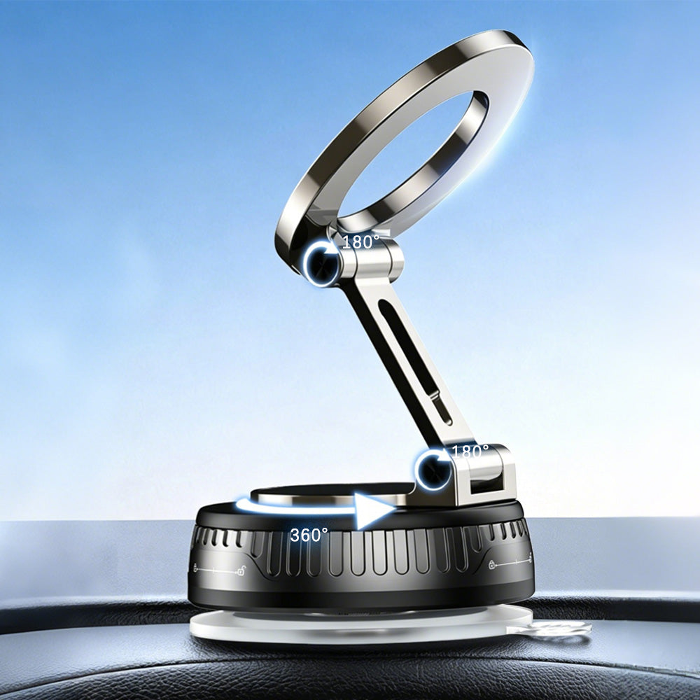 Vacuum Car Phone Mount 360-Degree Rotation for Dashboard Desk and More
