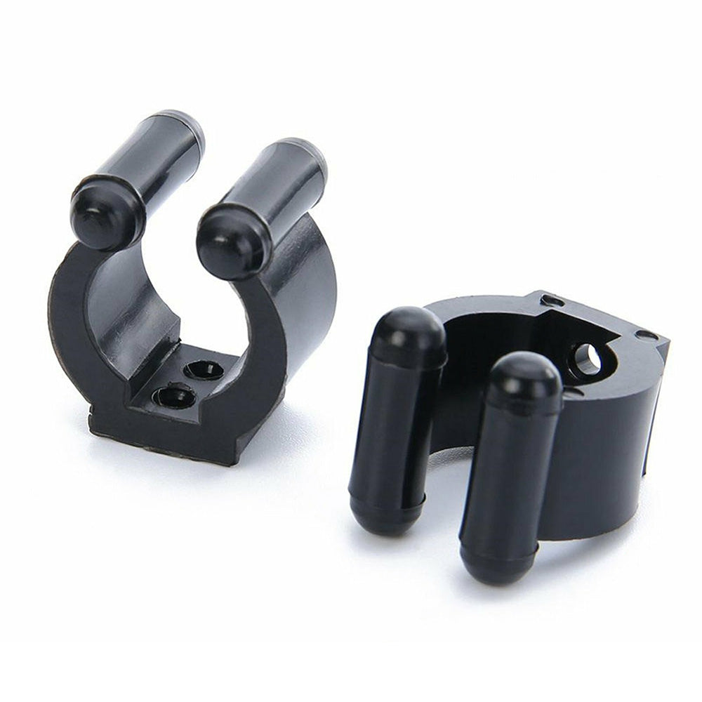 40 PCS Fishing Pole Rod Holder Clips Wall Mounted Rod Rack for Pool Cue