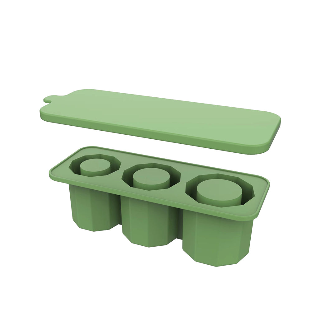 Ice Cube Tray for Stanley 30-40 Oz Tumbler Cup Silicone Ice Mold Maker with Lid