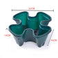 5 Tier Vertical Garden Strawberry Stackable Planter with Drainage and Casters