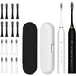 Couple's Electric Toothbrush Set with Travel Case -White and Pink