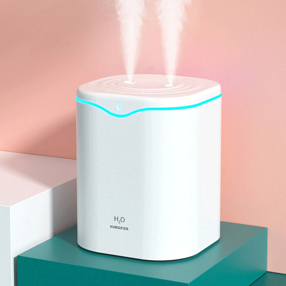 2L Household Air Humidifier Ultrasonic Cool Mist Steam Purifier