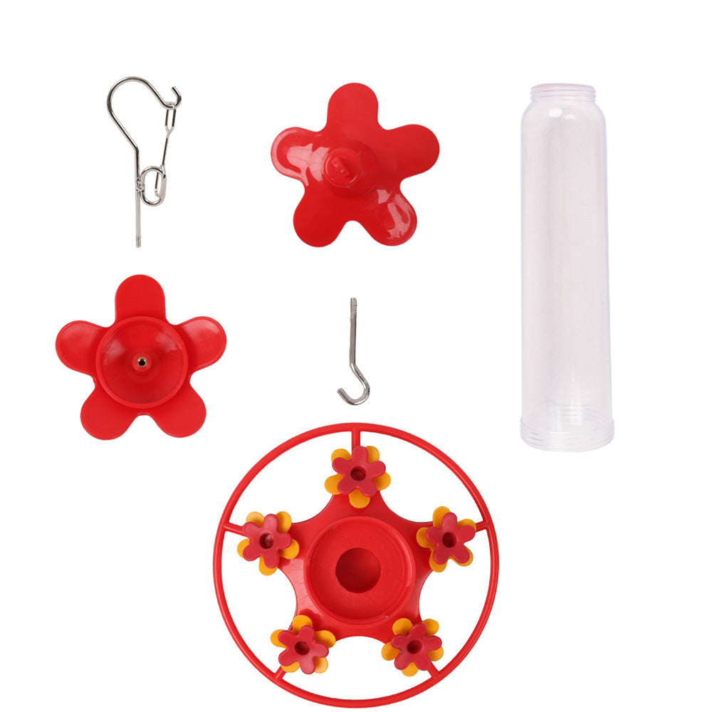 Plastic Hummingbird Feeder for Hanging Outdoors