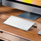 Clear Acrylic Tilted Computer Keyboard Holder for Easy Ergonomic Typing