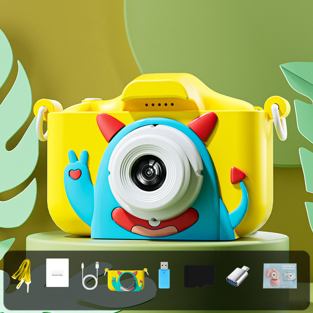 Kids Digital Camera Portable Digital Video Camera with 64G TF Card and Card Reader